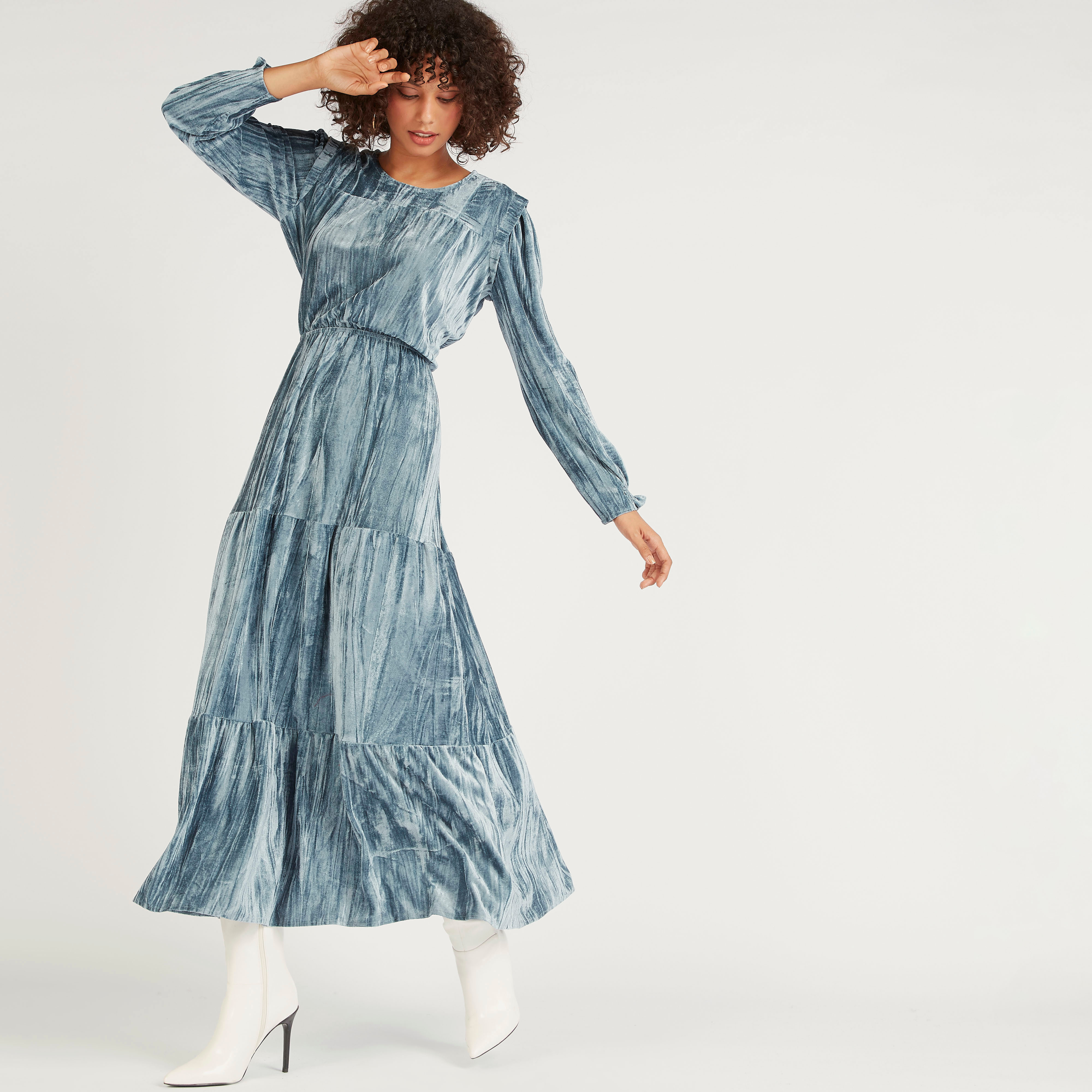 women's a line maxi dress