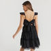 2Xtremz Lace Mini Tiered Dress with Ruffles and Tie Up-Dresses-thumbnail-0