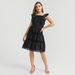 2Xtremz Lace Mini Tiered Dress with Ruffles and Tie Up-Dresses-thumbnailMobile-2