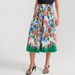 2Xtremz Floral Print Midi A-line Pleated Skirt with Elasticated Waistband-Skirts-thumbnailMobile-4