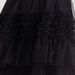 2Xtremz Textured Midi A-line Skirt with Ruffle Detail and Elasticated Waist-Skirts-thumbnailMobile-2