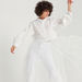 2Xtremz Solid Tiered Tunic with Mesh Detail and Long Sleeves-Shirts & Blouses-thumbnail-0