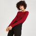 2Xtremz Glittered Bodysuit with Long Sleeves and Crew Neck-Shirts & Blouses-thumbnail-2
