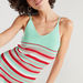 2Xtremz Striped Midi Bodycon Dress with Spaghetti Straps-Dresses-thumbnailMobile-4