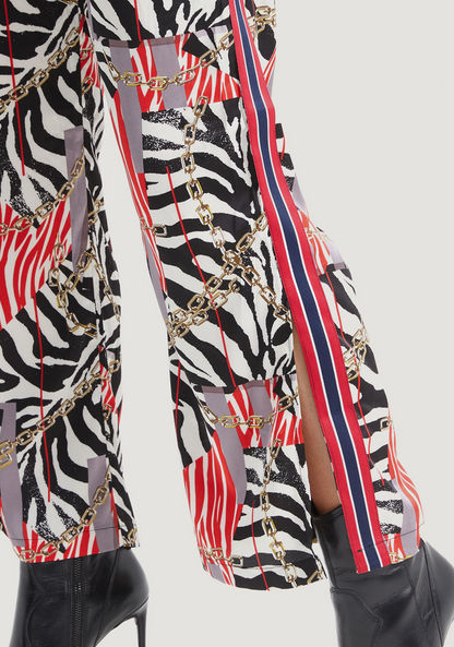 2Xtremz Printed Pants with Elasticised Waistband and Pockets-Pants-image-2