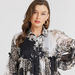 2Xtremz Printed Shirt Dress with Long Sleeves and Ruffle Detail-Dresses-thumbnailMobile-2