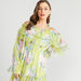 2Xtremz Floral Print Off-Shoulder Mini A-line Dress with Ruffle Detail-Dresses-thumbnailMobile-2