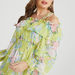 2Xtremz Floral Print Off-Shoulder Mini A-line Dress with Ruffle Detail-Dresses-thumbnailMobile-4
