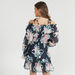 2Xtremz Floral Print Off-Shoulder Mini A-line Dress with Ruffle Detail-Dresses-thumbnail-3