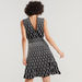 2Xtremz Printed Mini Sleeveless A-line Dress with V-neck-Dresses-thumbnailMobile-3