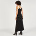 2Xtremz Textured Sleeveless Maxi Shift Dress with V-neck-Dresses-thumbnail-3