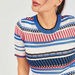 2Xtremz Striped T-shirt with Crew Neck and Short Sleeves-T Shirts-thumbnail-5