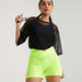 2Xtremz Textured Mid-Rise Shorts with Elasticated Waistband-Shorts-thumbnail-3