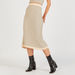 2Xtremz Striped Midi Shift Skirt with Elasticated Waistband-Skirts-thumbnail-1