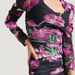 2Xtremz Floral Print Midi Bodycon Dress with Long Sleeves-Dresses-thumbnail-4