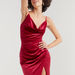2Xtremz Solid Midi Dress with Slit and Adjustable Straps-Dresses-thumbnailMobile-2