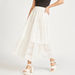 2Xtremz Schiffli Detail Tiered Maxi Skirt with Elasticised Waistband-Skirts-thumbnail-0