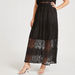 2Xtremz Lace A-Line Maxi Skirt with Elasticated Waistband-Skirts-thumbnail-0