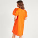 2Xtremz Embellished Mini Shirt Dress with Puff Sleeves-Dresses-thumbnailMobile-2