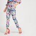 2Xtremz Floral Print Mid-Rise Pants with Elasticised Waist and Pockets-Pants-thumbnailMobile-0