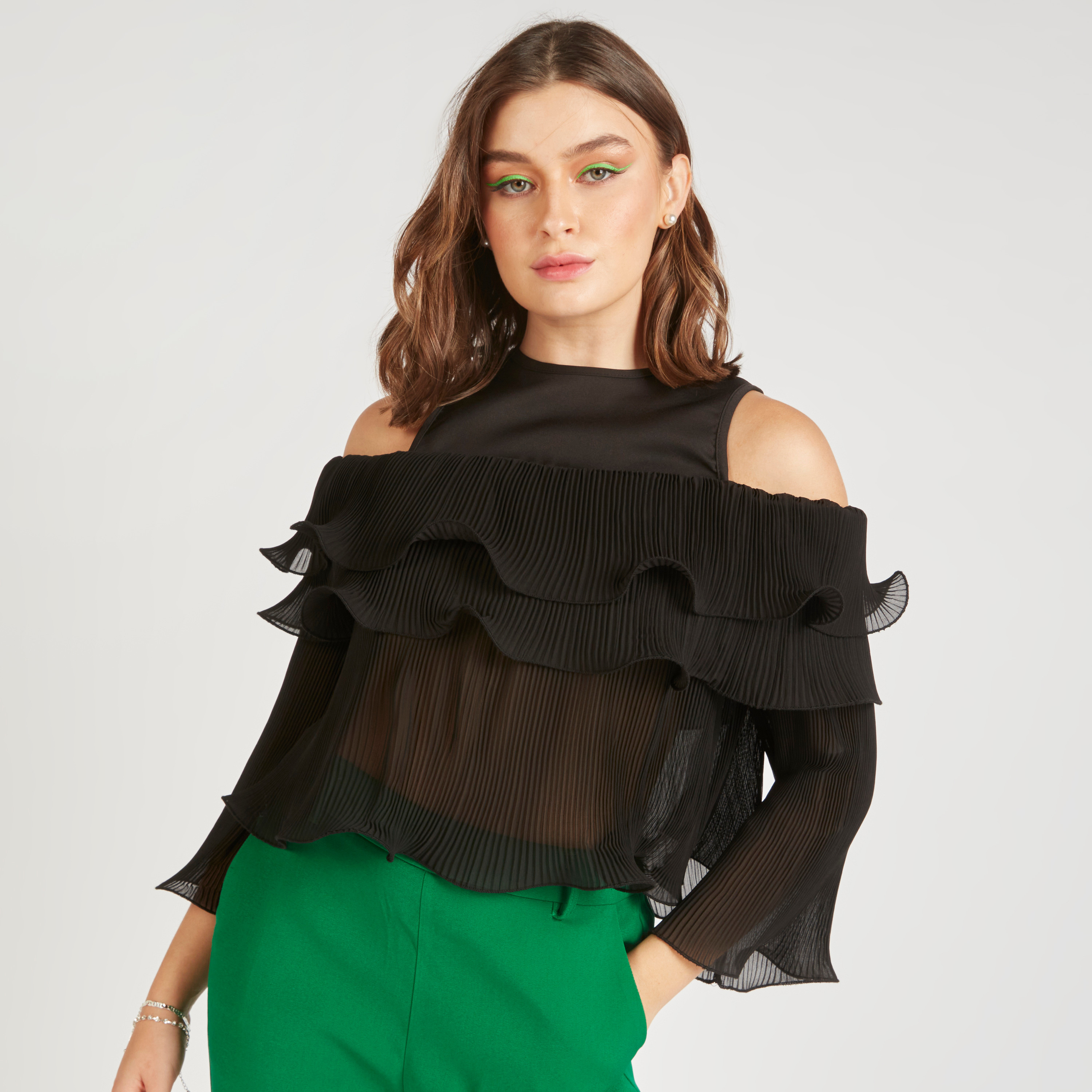 بلوزة مكشوفة الأكتاف بكشكش من توإكستريمز-women-clothing-shirtsandblouses-blouses-image-5