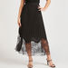 2Xtremz Pleated Midi Skirt with Lace Detail and Elasticated Waistband-Skirts-thumbnail-2