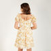2Xtremz Floral Print Skater Dress with Cutout Detail-Dresses-thumbnailMobile-3