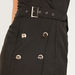 2Xtremz Solid Mini Sleeveless Blazer Dress with Belt-Dresses-thumbnailMobile-4