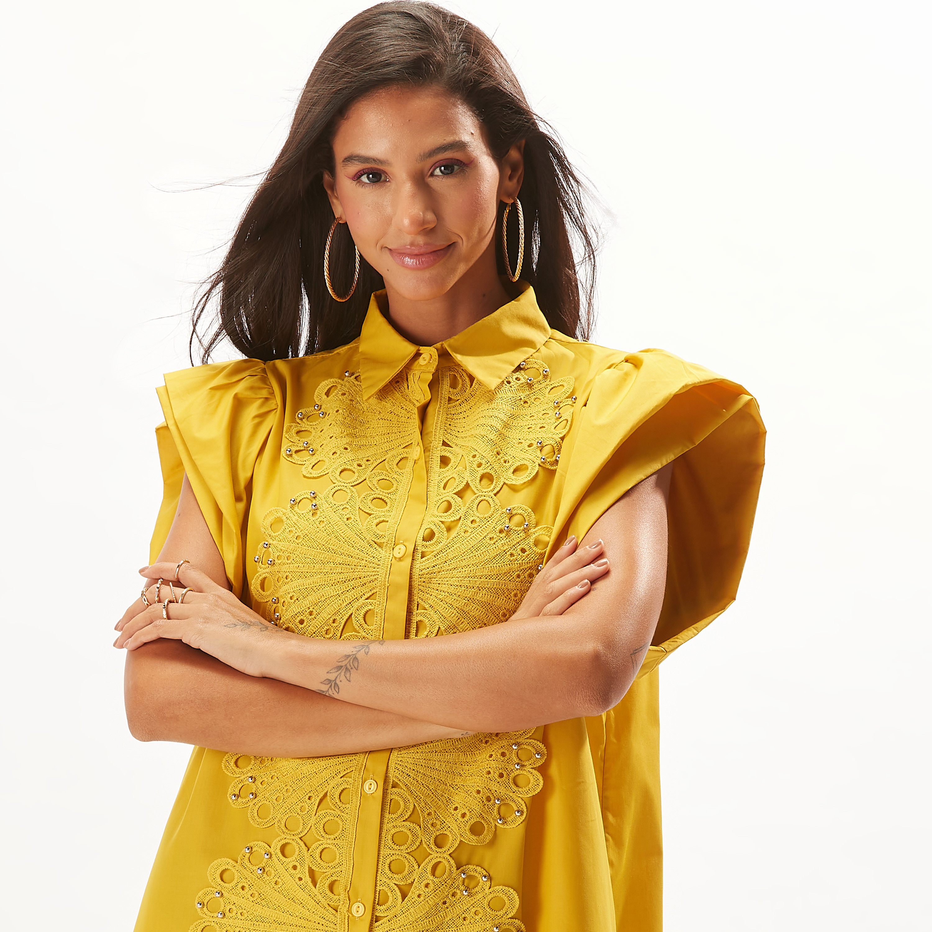 فستان تيشيرت بارز الملمس بأكمام قصيرة-women-clothing-dresses-image-9