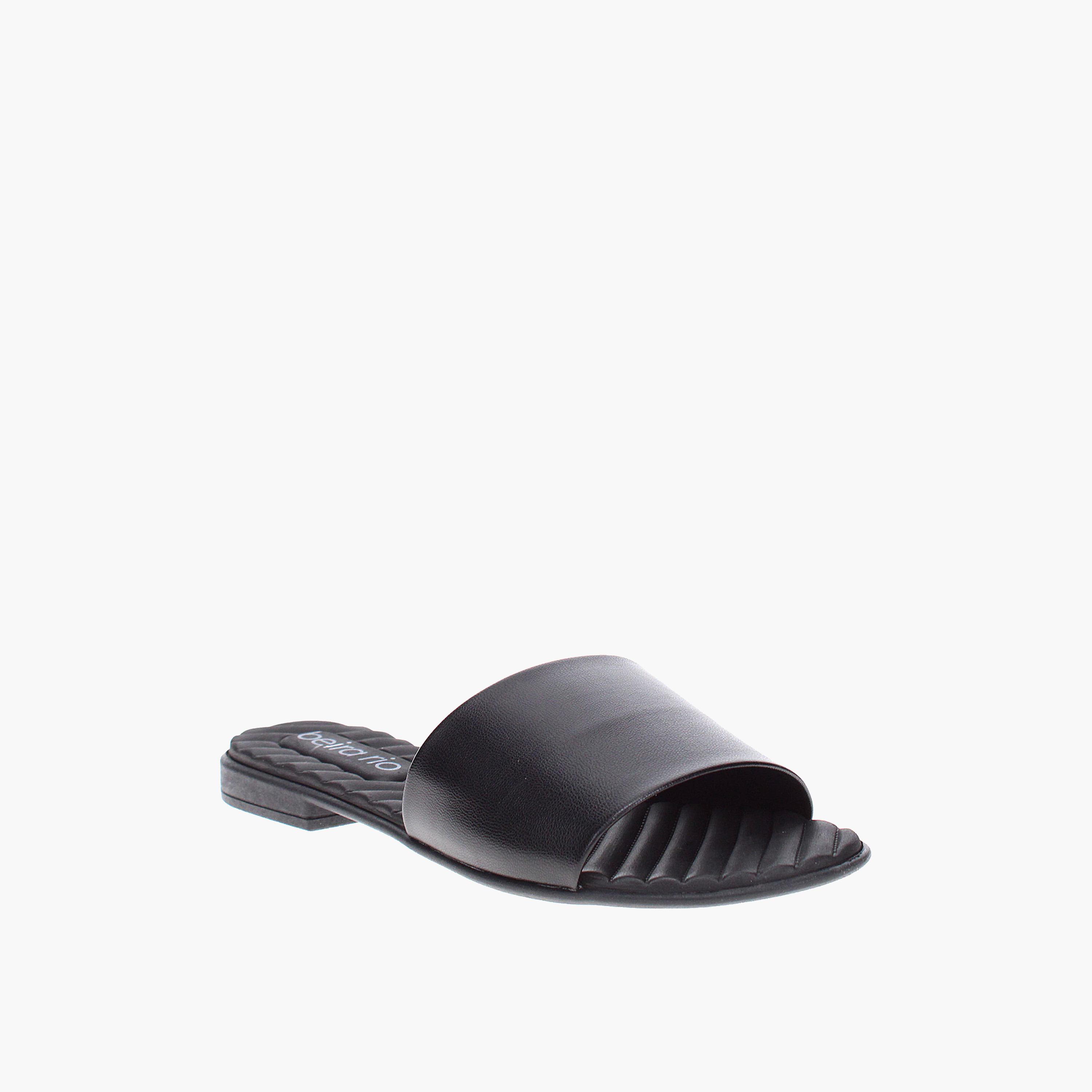 Beira Rio by Geoomnii  Women's Slip On Frist Slide Sandals | 8519-100-9569-15745      -women-shoes-sandals-flats-image-1