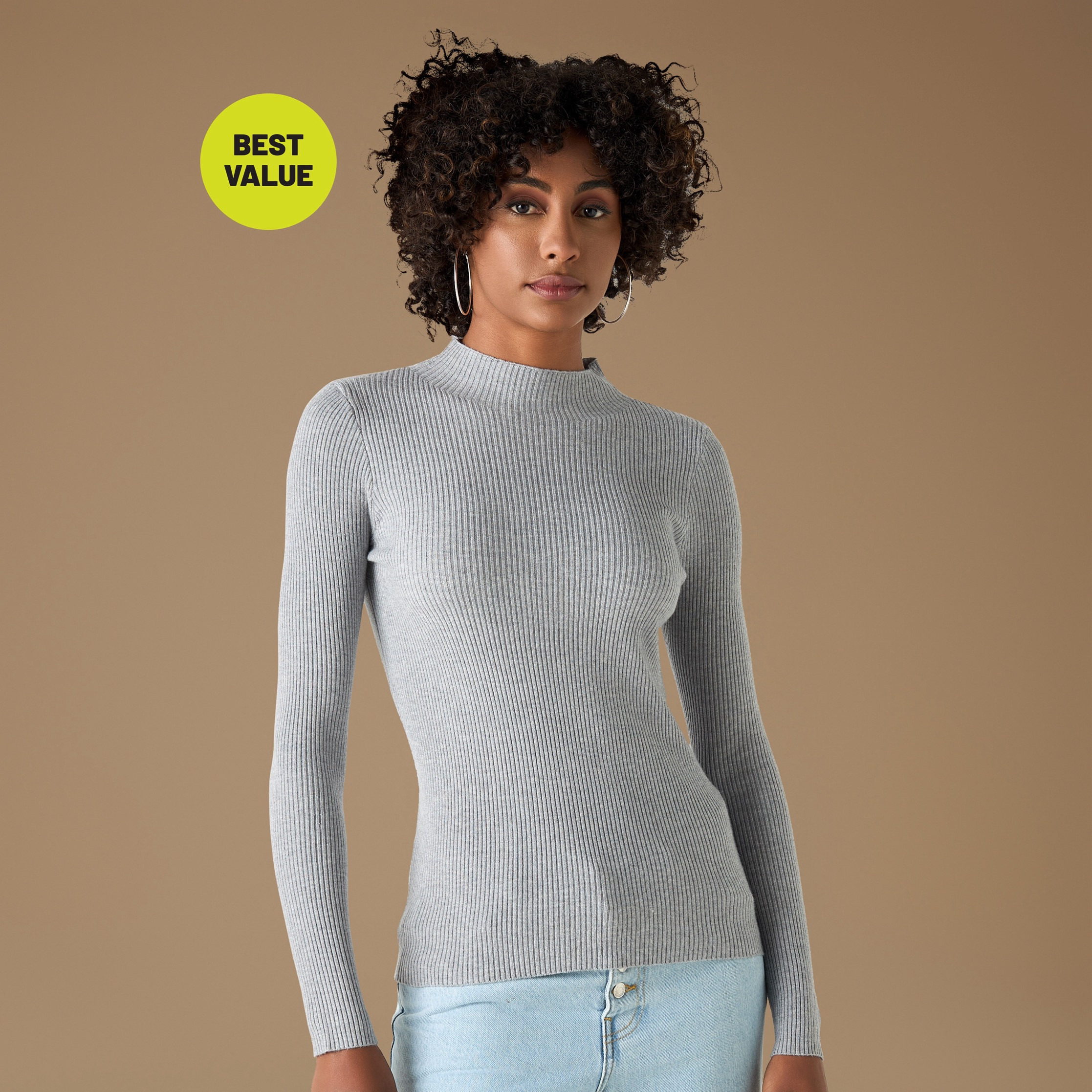 Buy Women s 2Xtremz Ribbed Sweater with Long Sleeves Online Centrepoint UAE