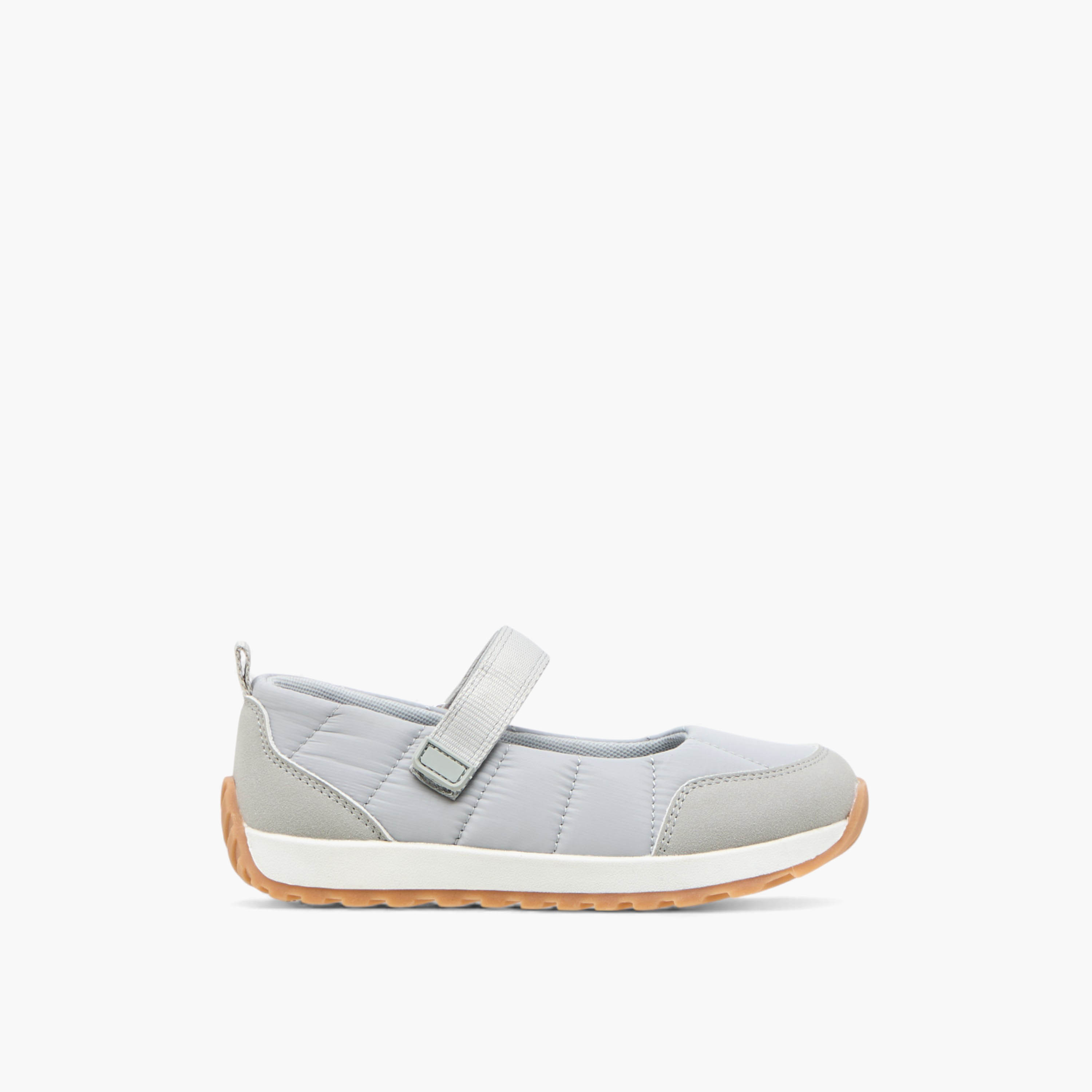 Juniors Textured Mary Jane Shoes with Hook and Loop Closure-girls-shoes-sneakers-image-3