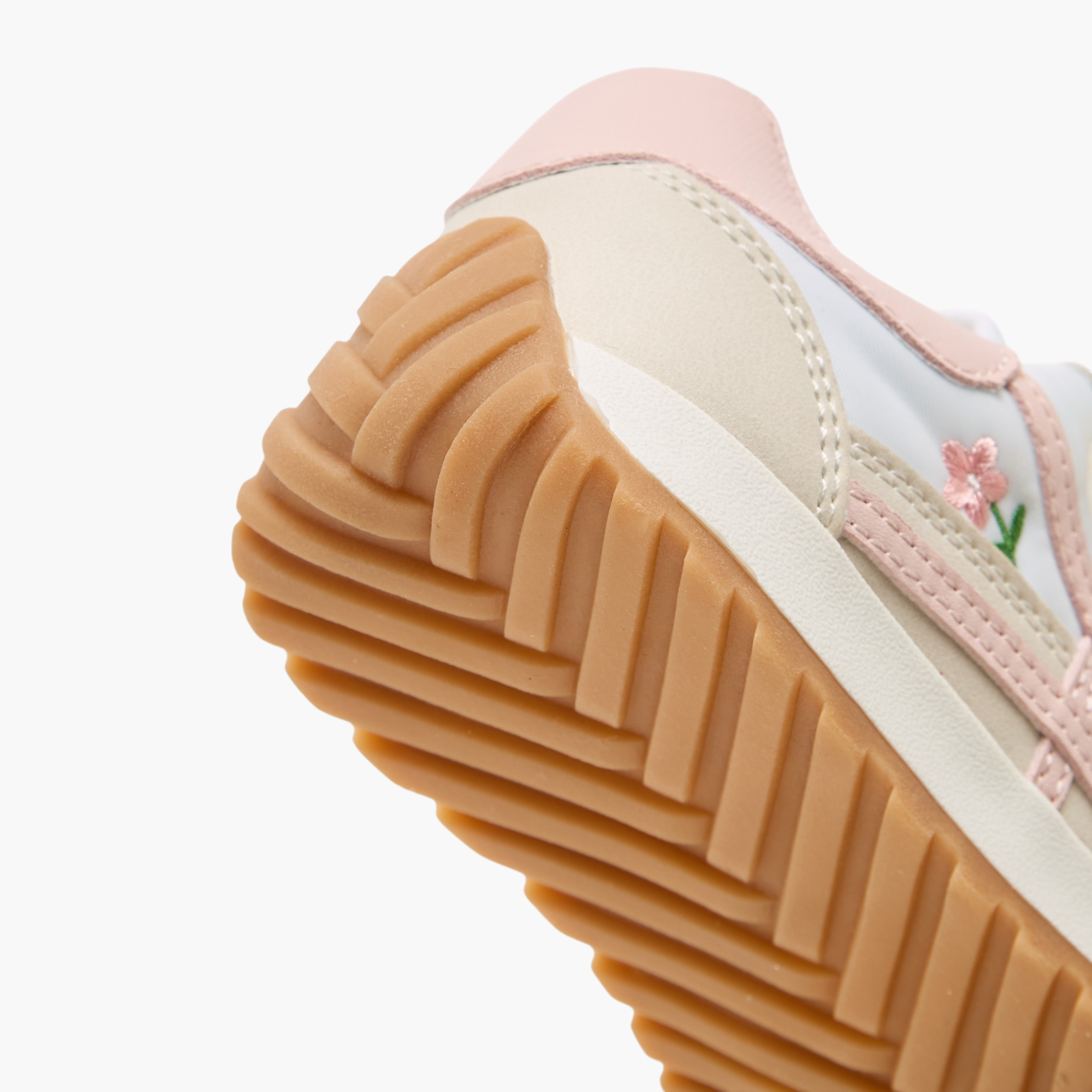 Juniors Girls Floral Embroidered Sneakers-girls-shoes-sneakers-image-5