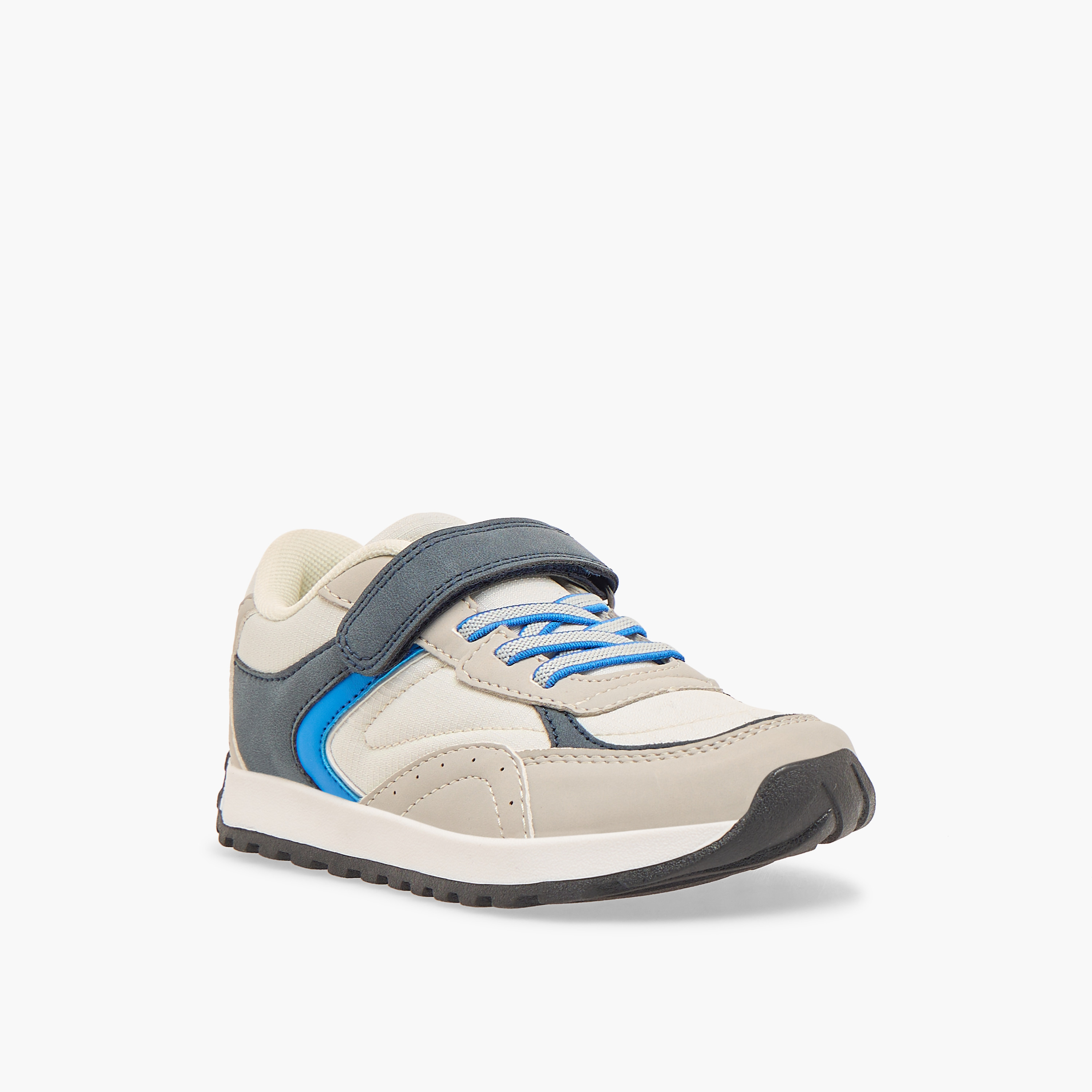 Juniors Boys Hook & Loop Ankle Sneakers-boys-shoes-sneakers-image-2