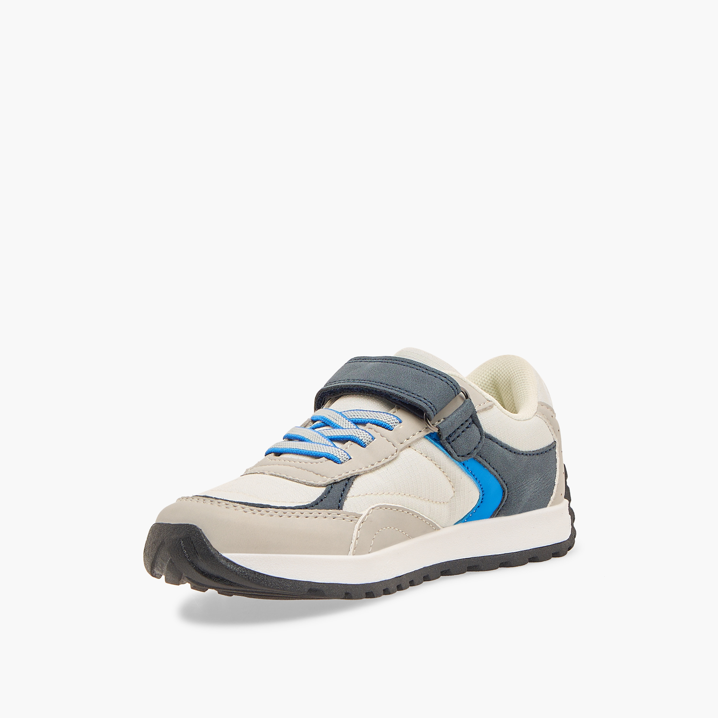 Juniors Boys Hook & Loop Ankle Sneakers-boys-shoes-sneakers-image-4