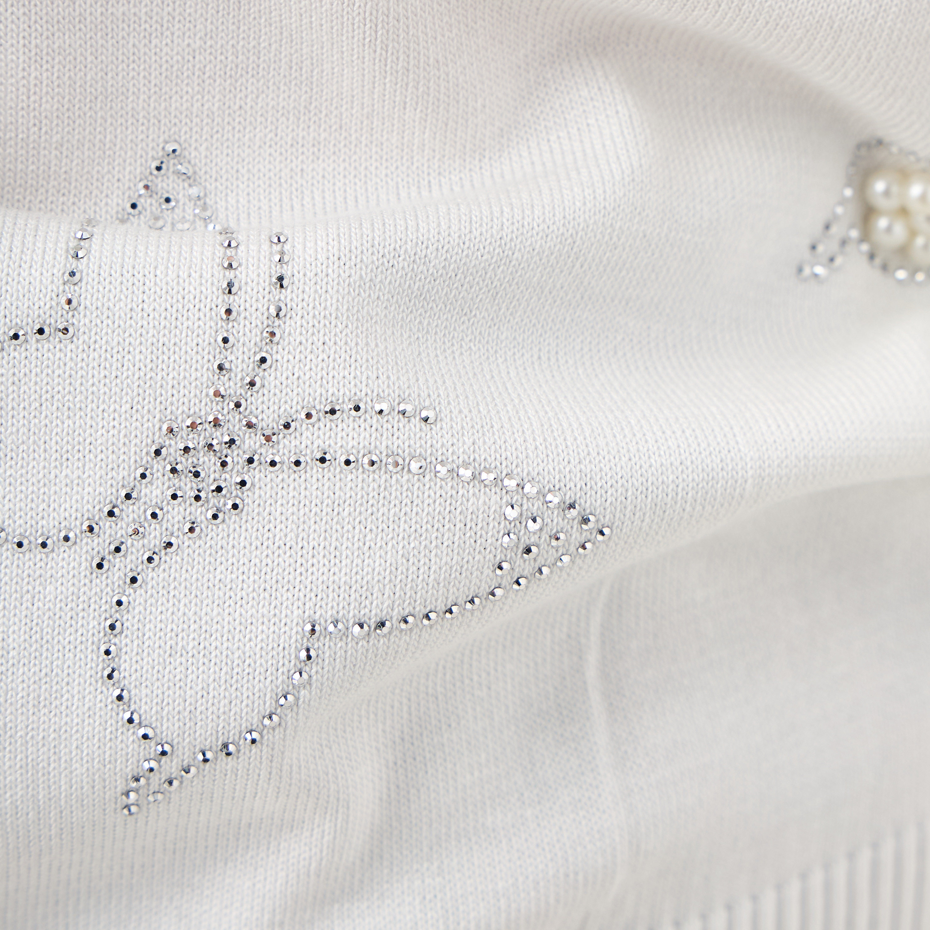 2Xtremz Pearl Embellished T-shirt with Round Neck-women-clothing-tshirts-image-5