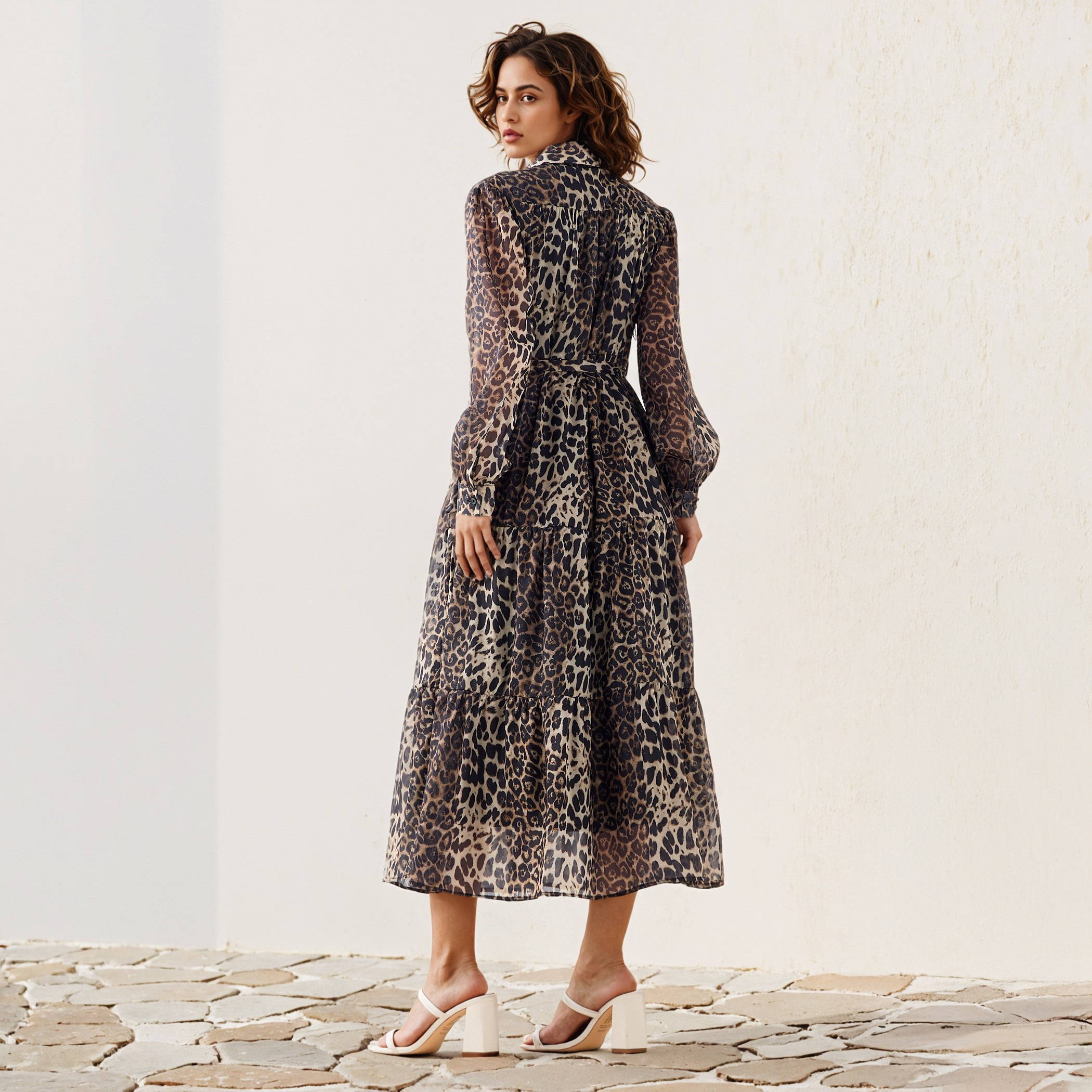 Animal Print Midi Shirt Dress-women-clothing-dresses-image-3