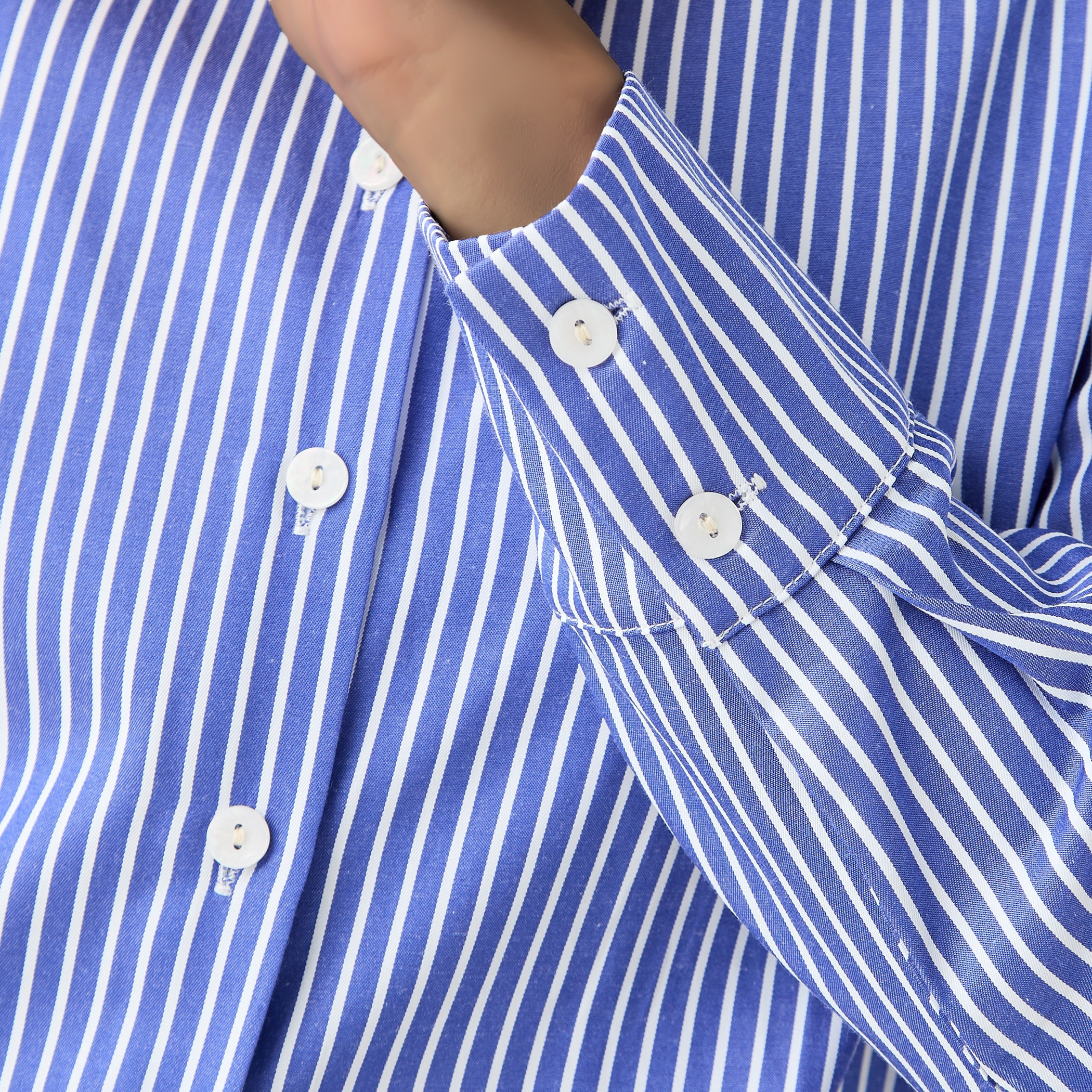 2Xtremz Striped Shirt with Embellished Collar-women-clothing-shirtsandblouses-shirts-image-5