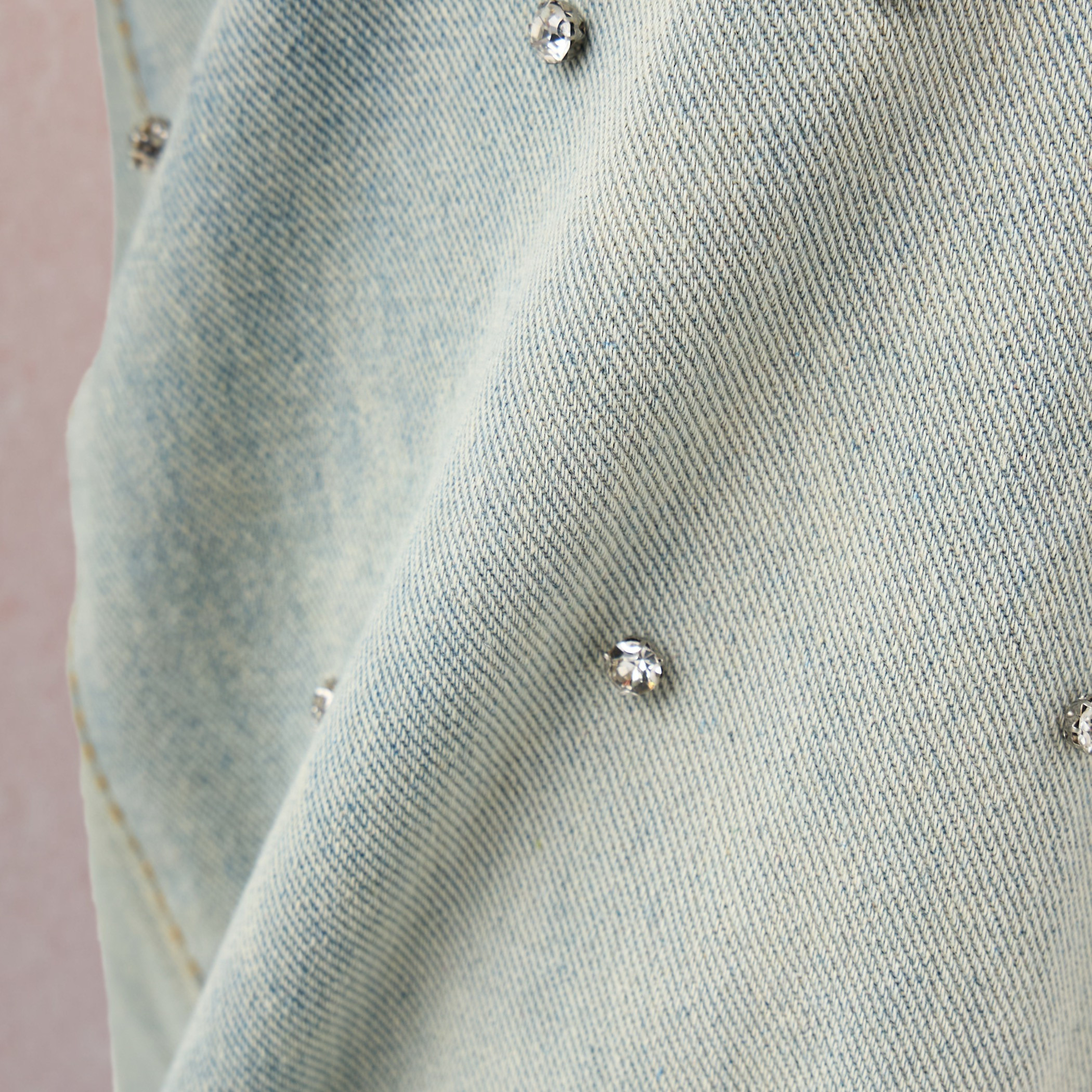 2Xtremz Rhinestone Embellished Regular Fit Linen Blend Jeans with Pockets-women-clothing-bottoms-jeans-image-5