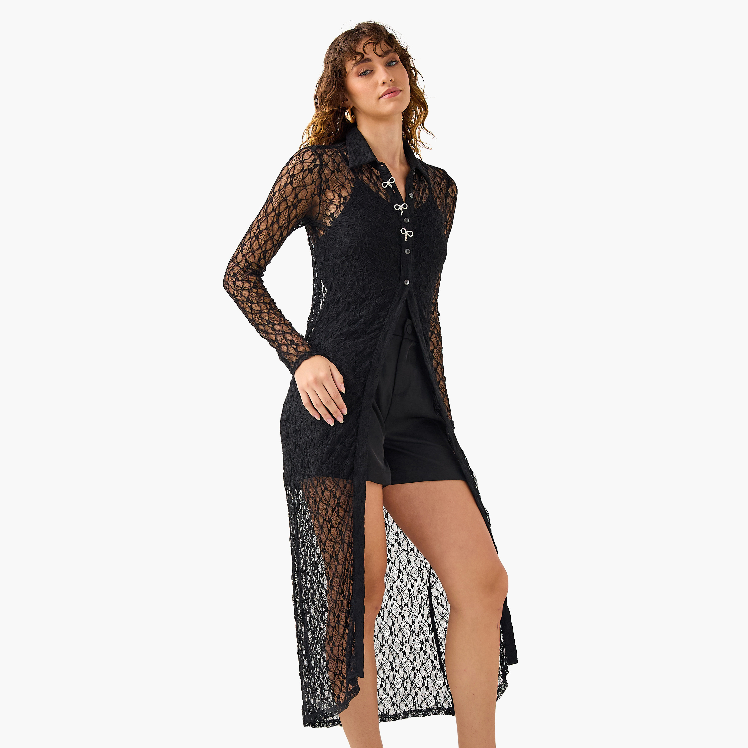 2Xtremz Lace Longline Dress-women-clothing-dresses-image-2