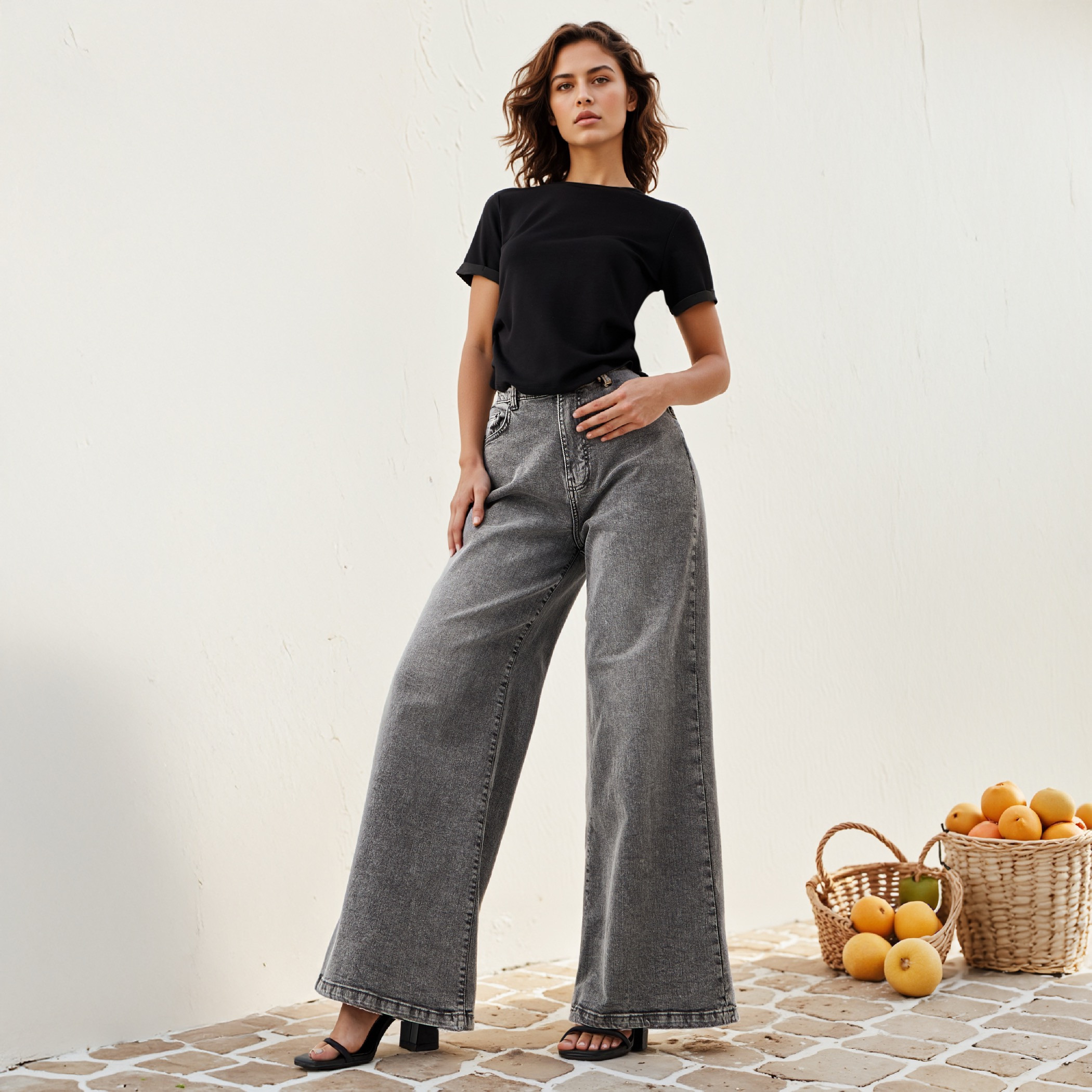 تيشيرت بتفاصيل أزرار وياقة ضيّقة من تو إكستريمز-women-clothing-tshirts-image-2
