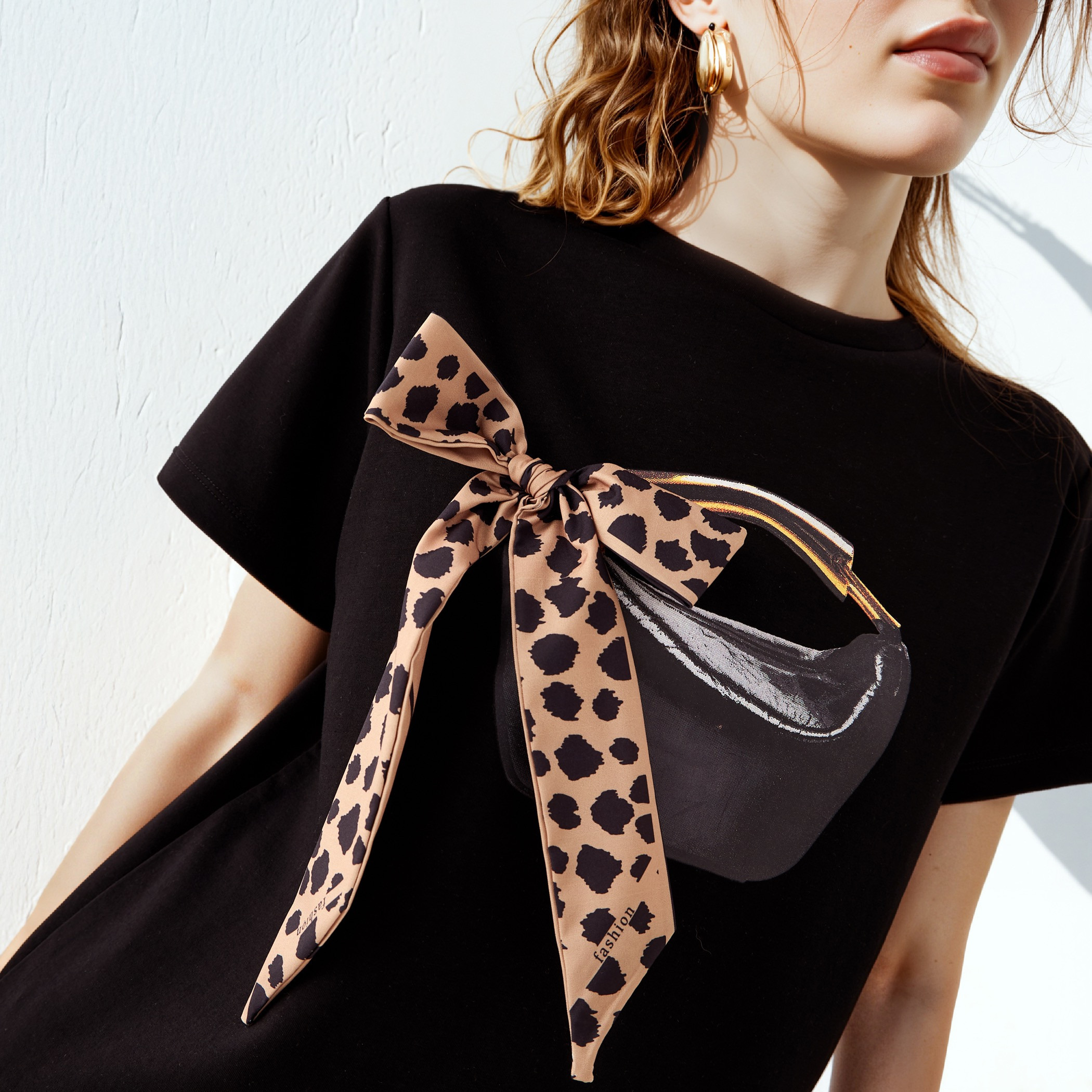 2Xtremz Bow Accent Crew Neck T-shirt-women-clothing-tshirts-image-4