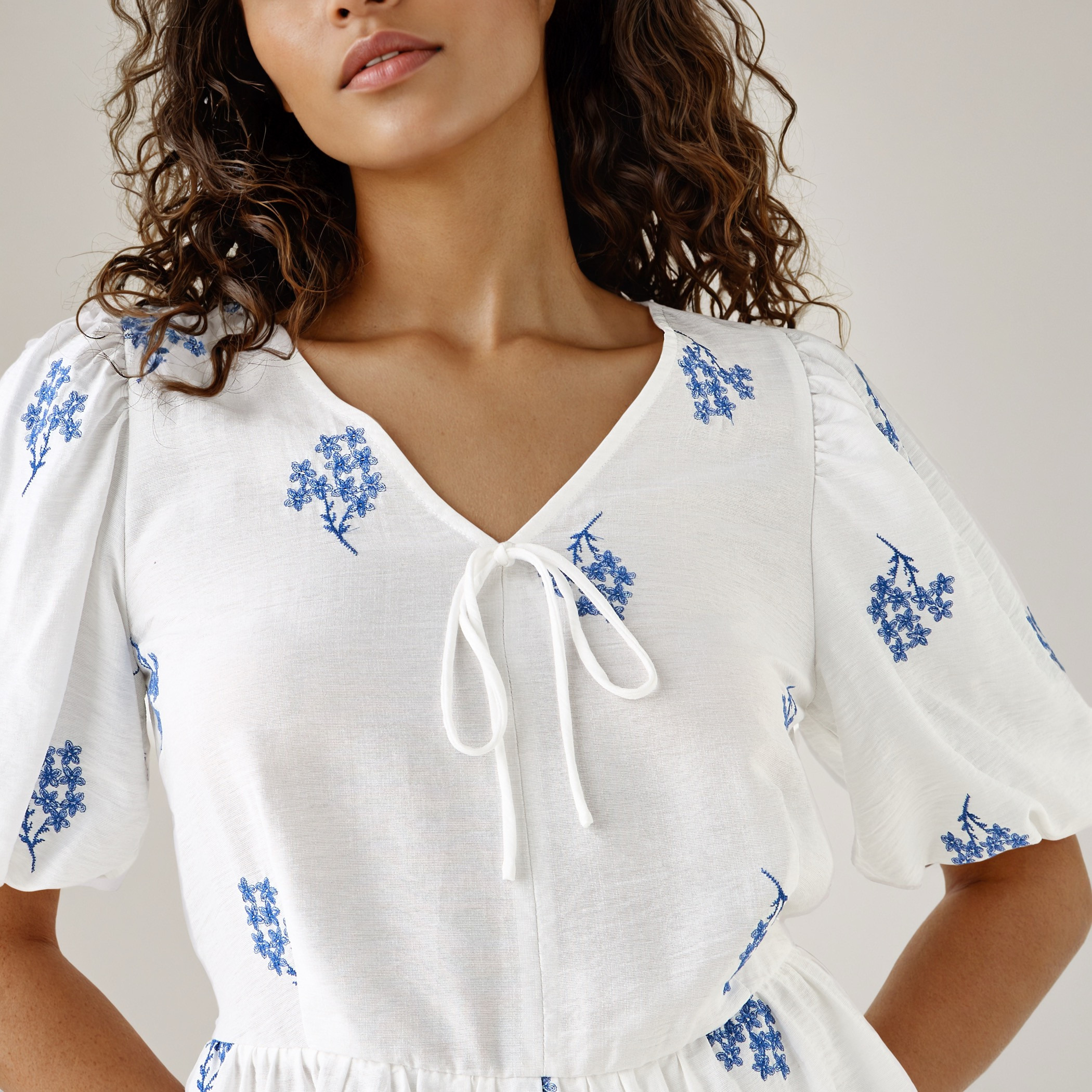 2Xtremz Embroidered V-neck Peplum Top-women-clothing-shirtsandblouses-blouses-image-4