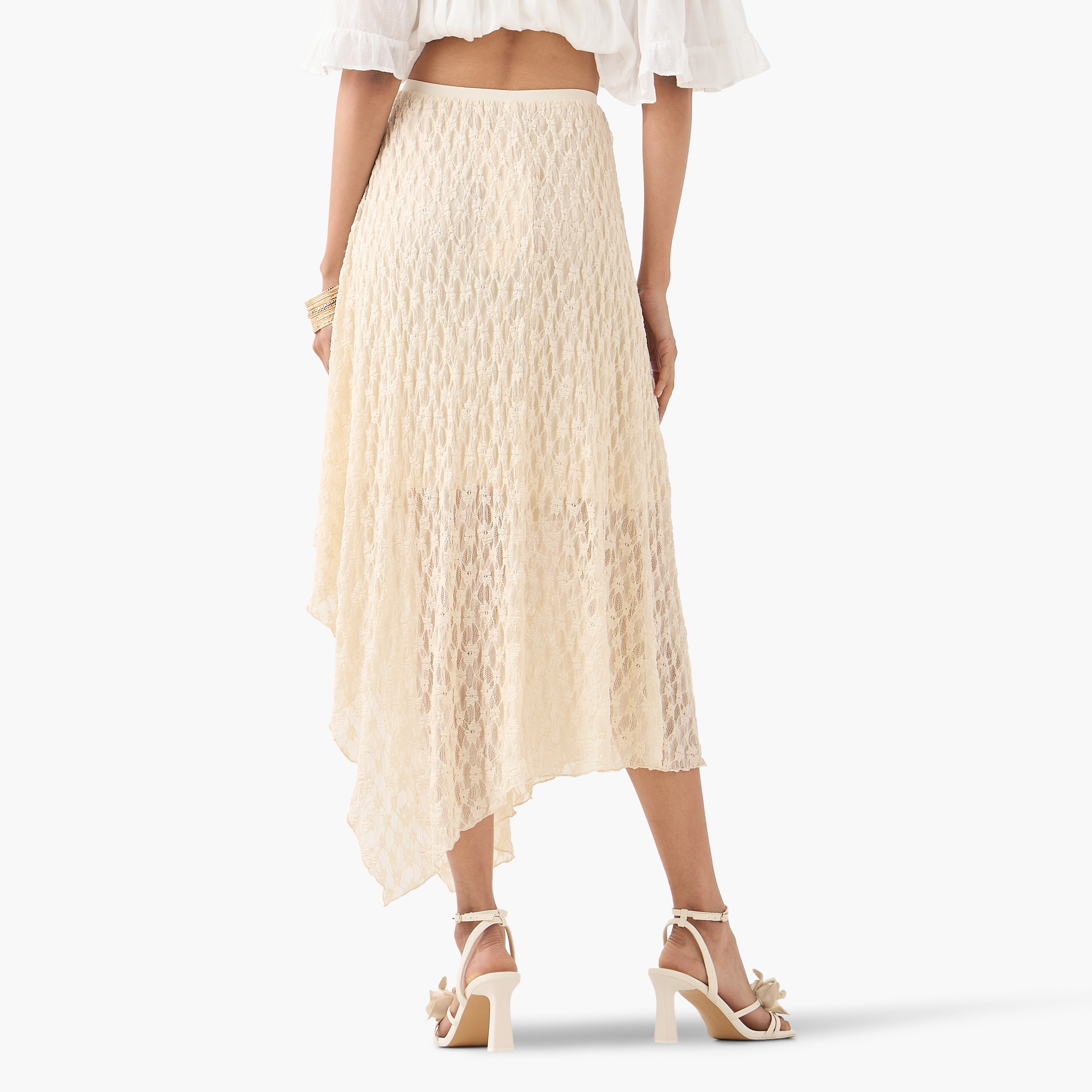 2Xtremz Lace Detail Midi Asymmetric Skirt with Elasticated Waistband-women-clothing-bottoms-skirts-image-3