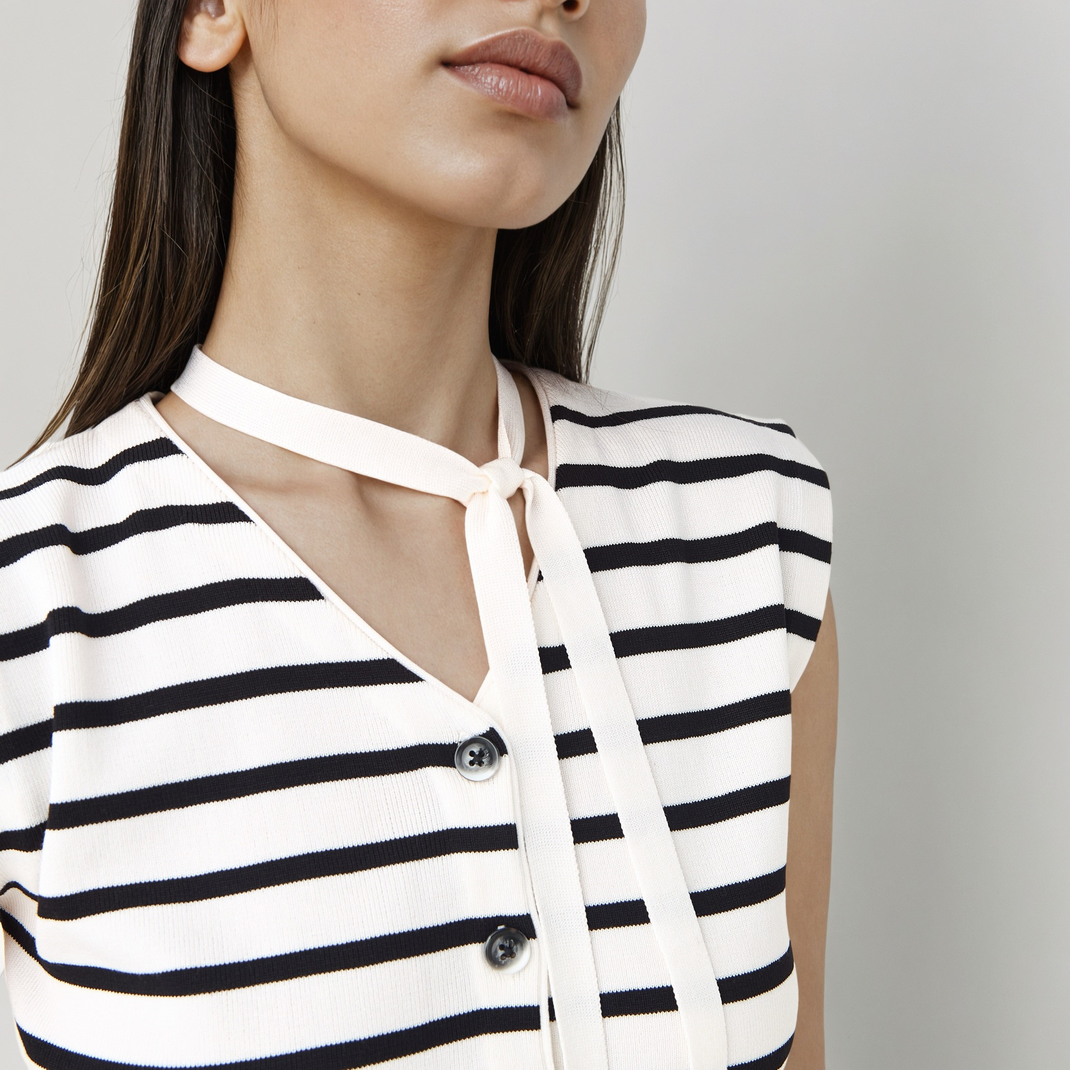 2Xtremz Striped Mega Sleeves Cardigan-women-winterwear-cardigansandjumpers-cardigans-image-5