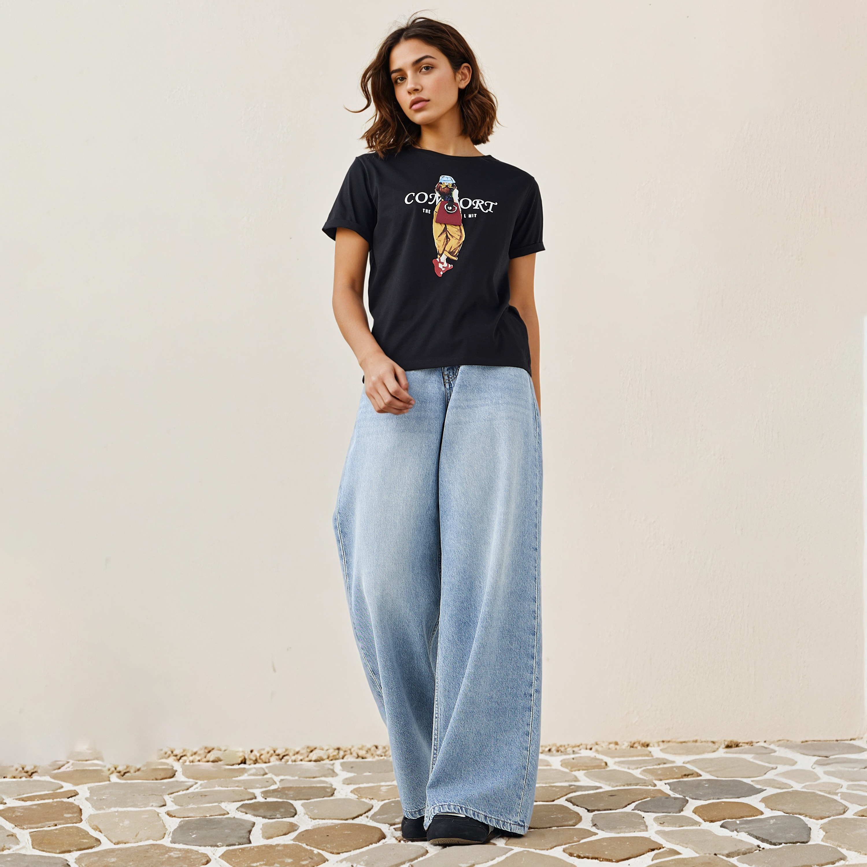 2Xtremz Graphic Print T-shirt-women-clothing-tshirts-image-2
