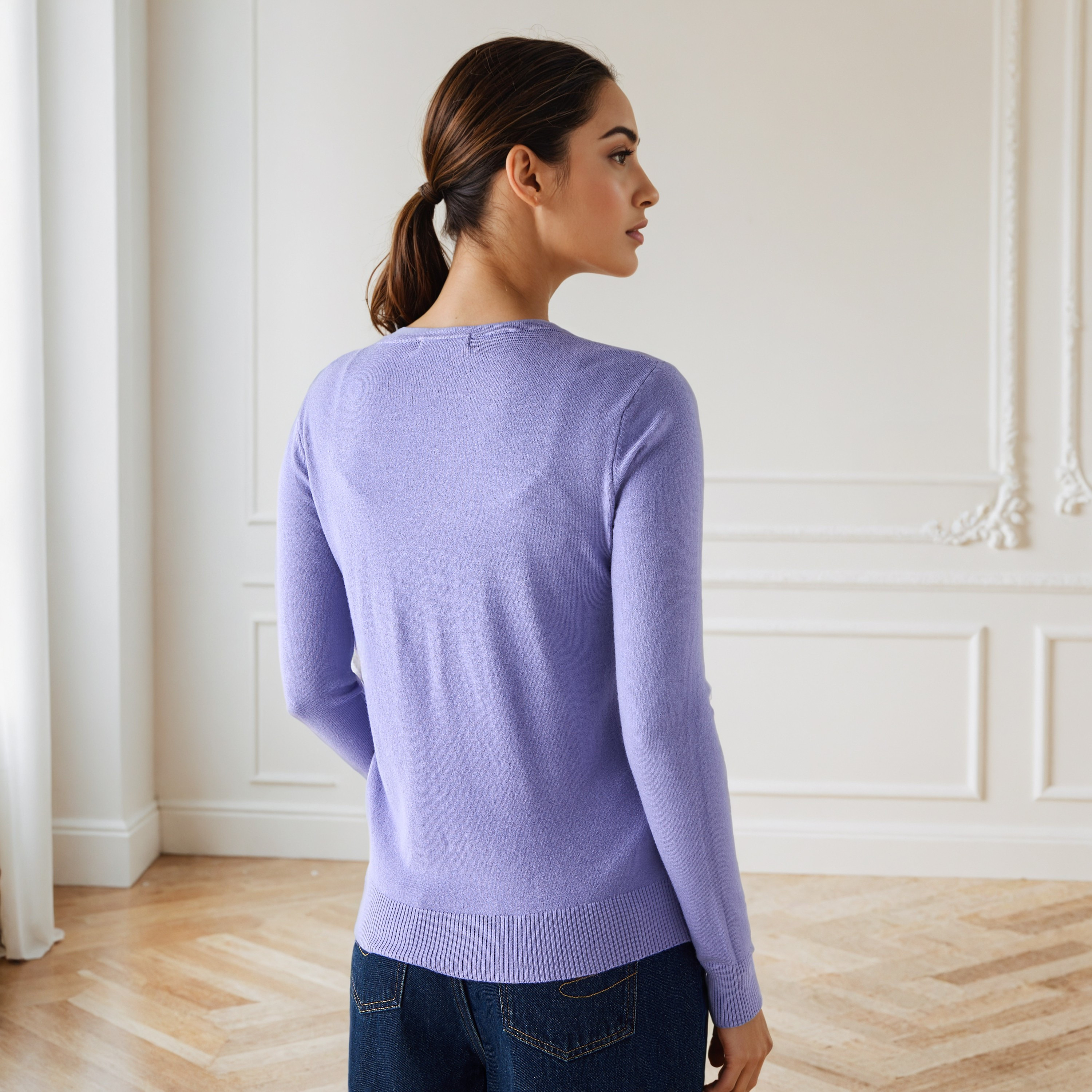 2Xtremz Textured Cardigan with V-neck-women-winterwear-cardigansandjumpers-cardigans-image-3