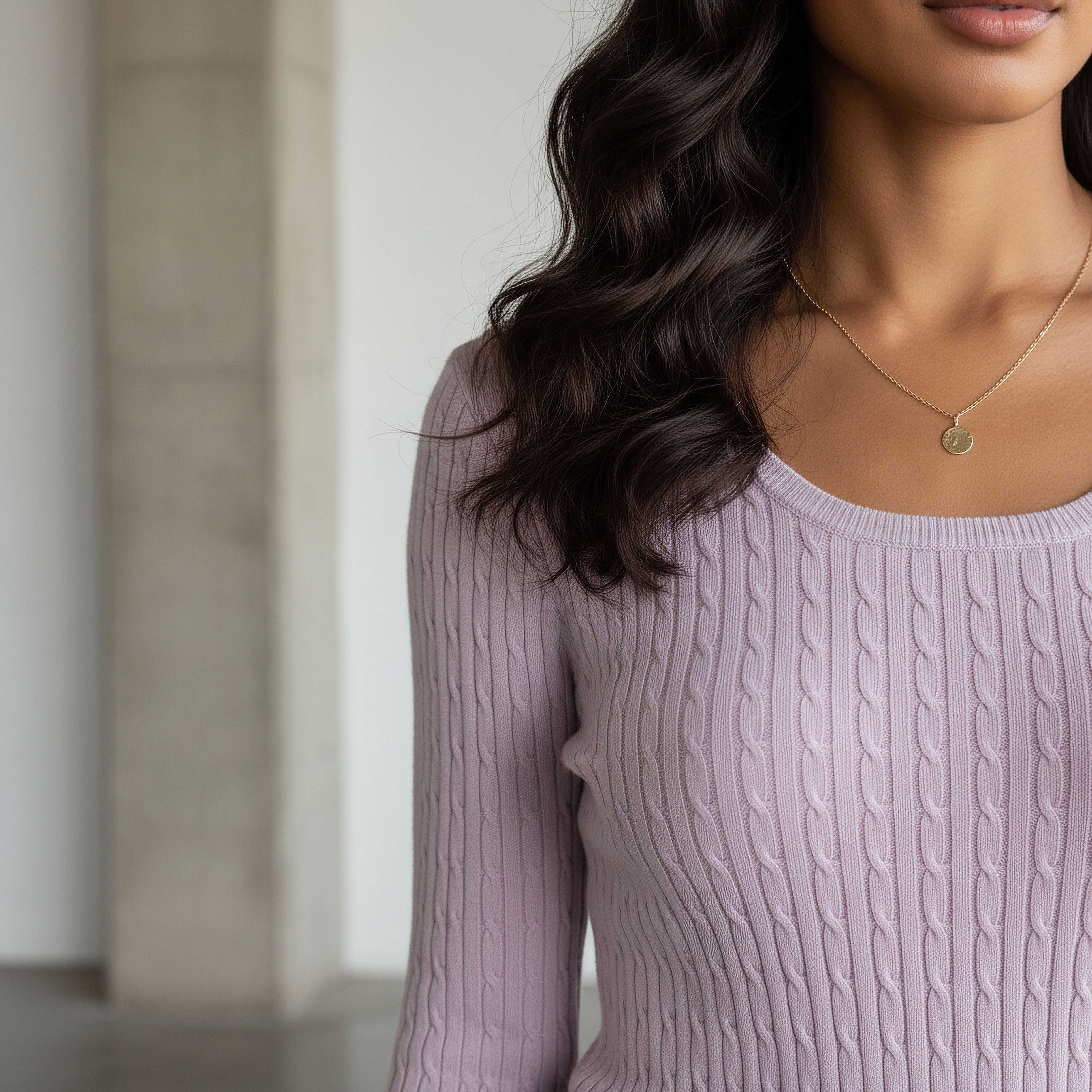 كنزة تريكو بارزة الملمس بقصة سليم وياقة مستديرة من تو إكستريمز-women-clothing-cardigansandjumpers-jumpers-image-2