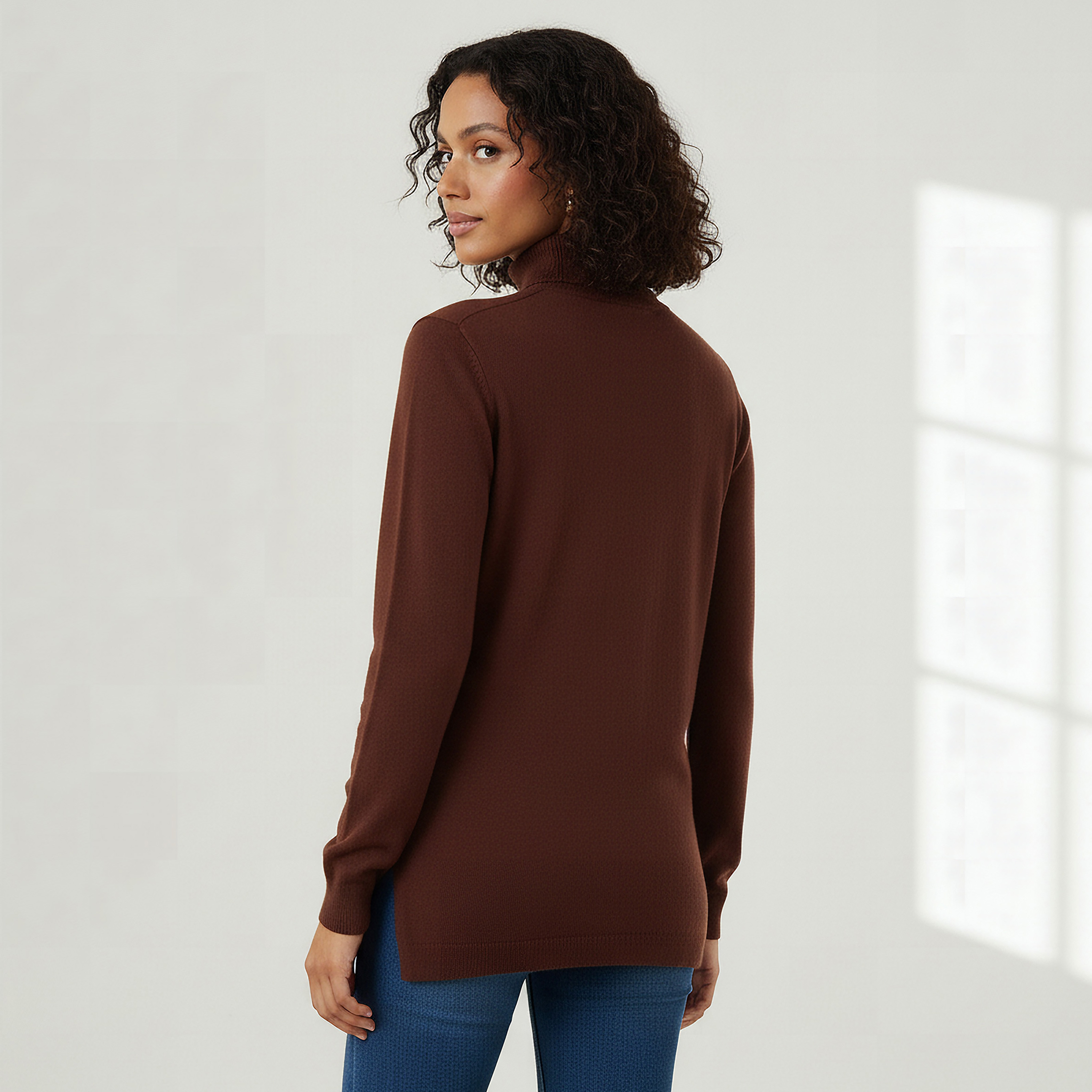 2Xtremz Textured High Neck Tricot Sweater-women-clothing-cardigansandjumpers-jumpers-image-3