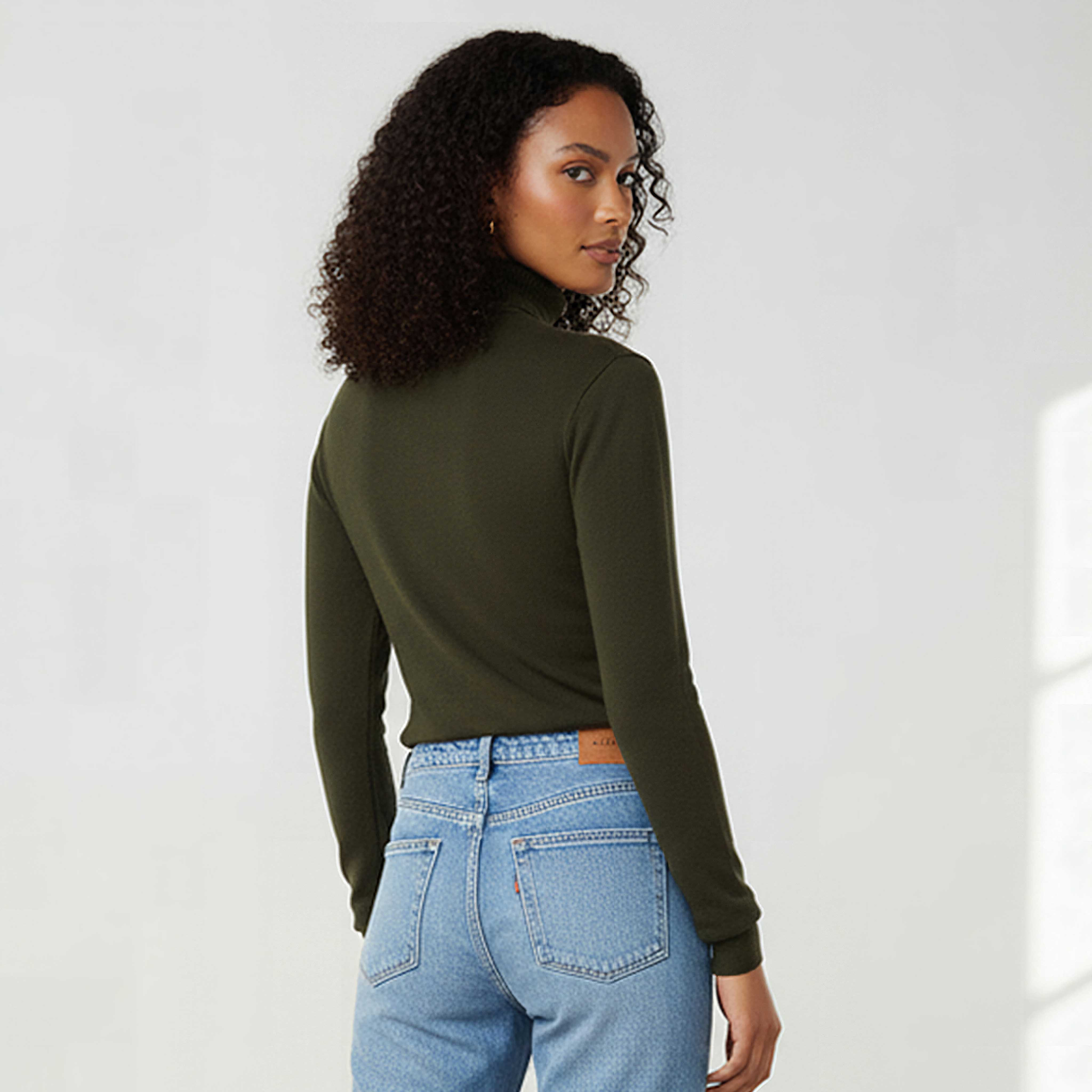 كنزة تريكو بارزة الملمس بياقة عالية من تو إكستريمز-women-winterwear-cardigansandjumpers-jumpers-image-3